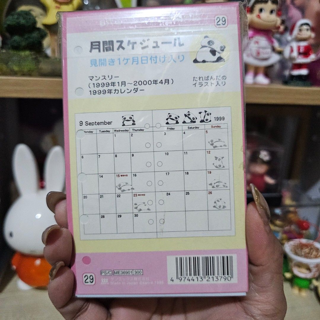 San-X Tare-Panda 6-hole Mini Refills (Category: Stationery & School Supplies) located in Manila. Submitted by lovelylovesjapan (Listing ID 1464863739, Image 2). Description: 🌸The item is on-hand and authentic from Japan 🌸Mode of Payment (MOP): GCASH/Bank Transfer 🌸Mode of Delivery (MOD): J&T or Lalamove (Shipping every Saturday and Sunday) Notes: 🩷Breakable items are packed with care and caution. Seller will not be held liable for any damages