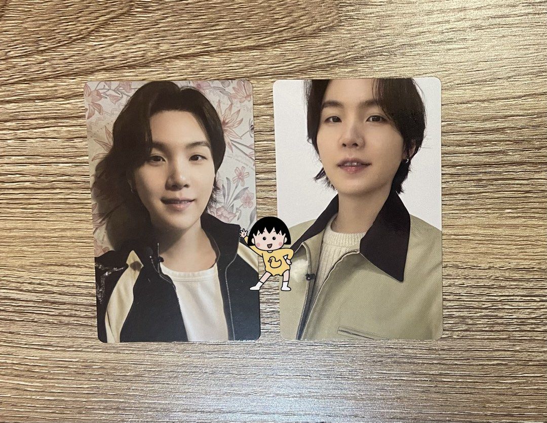[Set] BTS Suga Arirang Global Weverse POB Selfie PC (Category: K-Wave Merchandise) located in Manila. Submitted by jolinyaaa (Listing ID 1464923908, Image 1). Description: BTS Suga Arirang Global Weverse POB Selfie A and B Onhand Payo x sensi t. wts lfb bts ph arirang album global weverse pob selfie a b suga yoongi min onhand photocard pc.