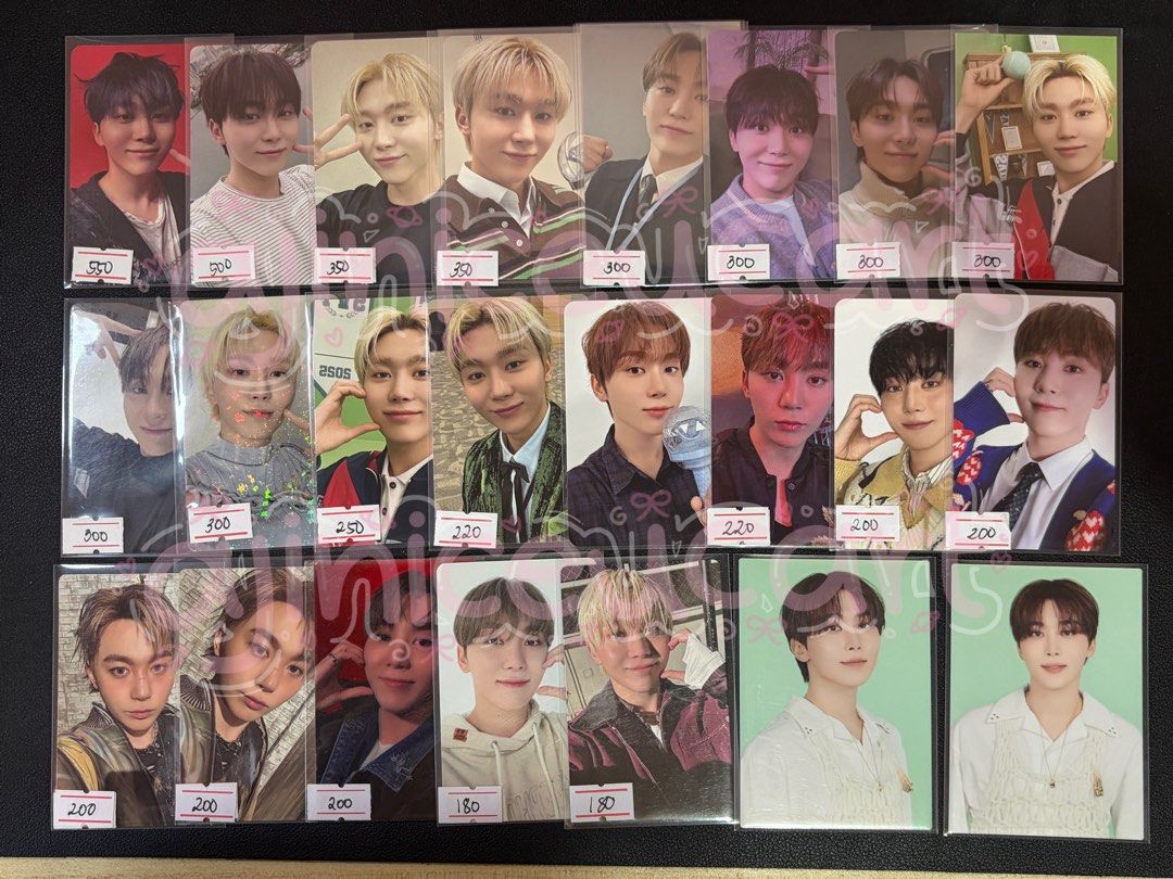 SEUNGKWAN PHOTOCARDS (Category: K-Wave Merchandise) located in Cabuyao City. Submitted by ajiniceucart (Listing ID 1464792327, Image 1). Description: - ONHAND & READY TO SHIP - PRICES ON PIC - PAYO | 1 MONTH DOP W/ 50% DP PAYO - Loc: LAGUNA.