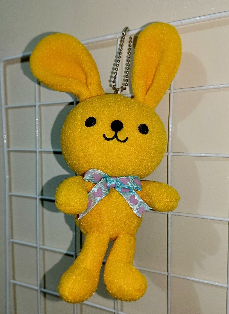 Shinada Don Don Rabbit Keychain Charm (Category: Plushies & Soft Toys) located in Pasig City. Submitted by sleepyfairy (Listing ID 1464945557, Image 1). Description: Don Don Rabbit Shinada Company I can give discount if you buy 3 plushie charms 😊 message me if you have questions about the item 🫶🏻 shipping fee shouldered by buyer 🩷.
