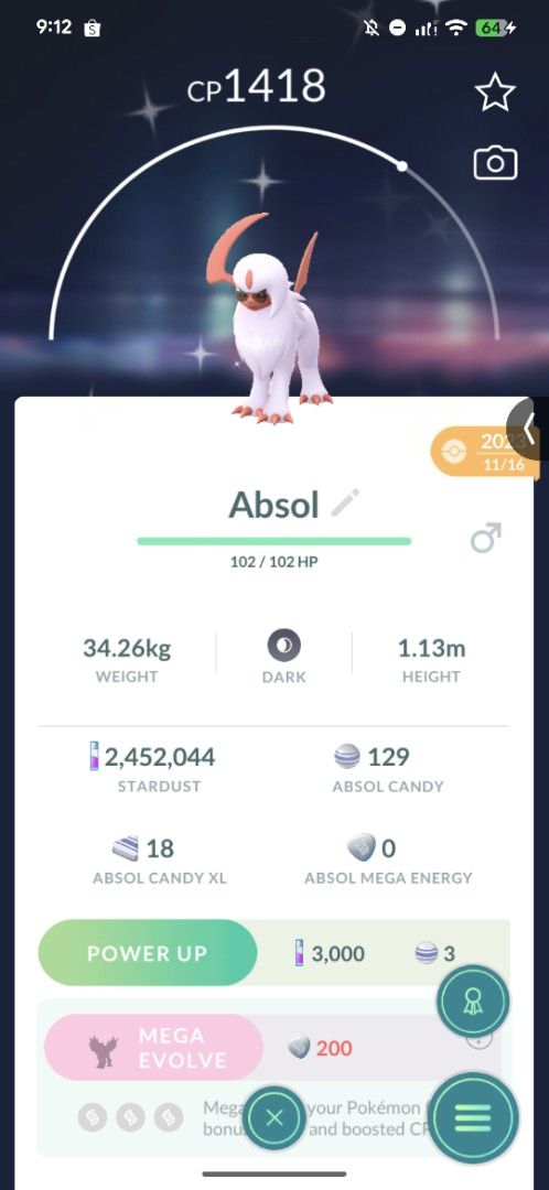 Shiny Pokémon GO Legendary and Mythical Collection (Category: In-Game Products) located in Manila. Submitted by nico2001564 (Listing ID 1464775346, Image 1). Description: - Rare shiny Pokémon GO accounts/trades available - Included Pokémon: Shiny Absol, Palkia, Giratina, Lugia, and Solgaleo - CP Range: 1418 to 2246 with great stats - Caught between late 2023 and early 2025 - High stardust reserves available - Fast transfer upon agreement - PM me 