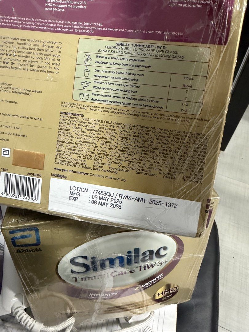 similac tummi care 1.6kg (Category: Announcements) located in Manila. Submitted by annarosema31381 (Listing ID 1464786203, Image 3). Description: sealed.