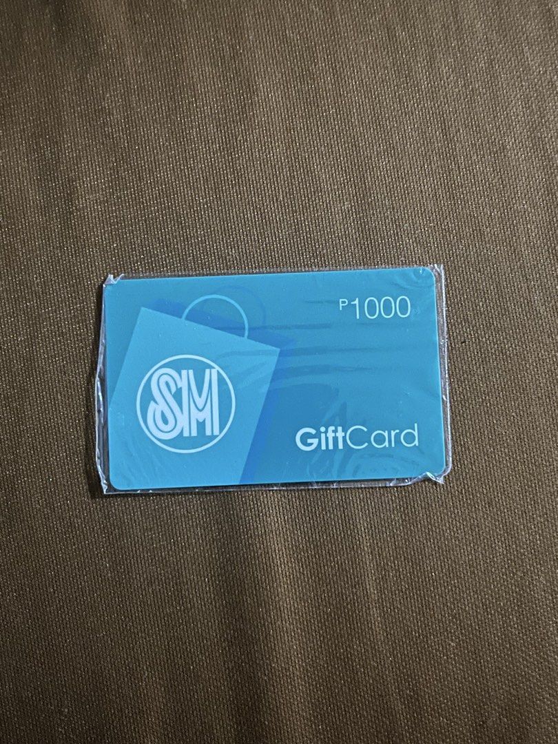 SM Gift Card (Category: Wallets & Card holders) located in Pasig City. Submitted by baekonnn (Listing ID 1464903899, Image 2). Description: .