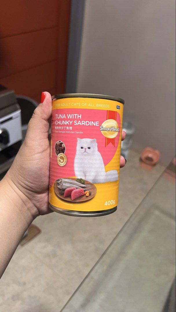 Smart Heart (Category: Pet Food) located in Angeles City. Submitted by yraflor (Listing ID 1464857131, Image 2). Description: My cat changed favorites. Expiry 2029 Smart heart - 400g - can serve up to 5 meals depende sa appetite ng cat. For 1 yr and older. .