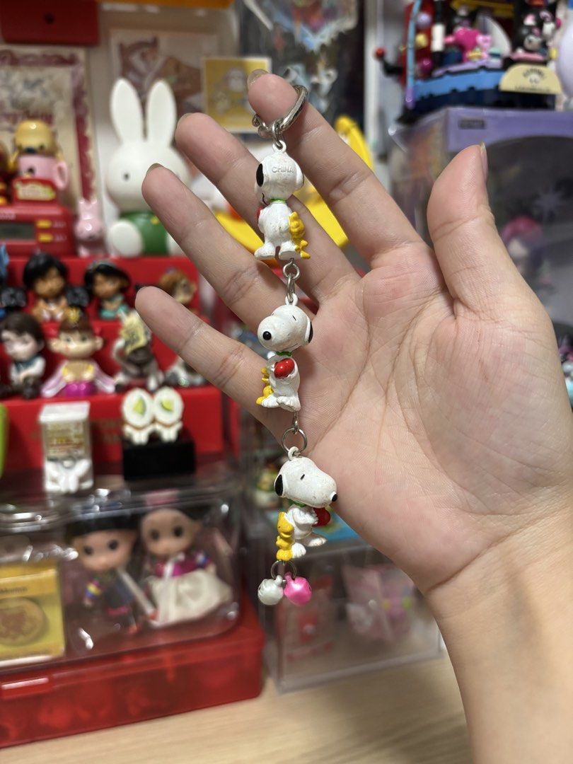 Snoopy Keychain Set (Category: Other Merchandise) located in Caloocan City. Submitted by meowietrinkets (Listing ID 1464940863, Image 2). Description: need cleaning.