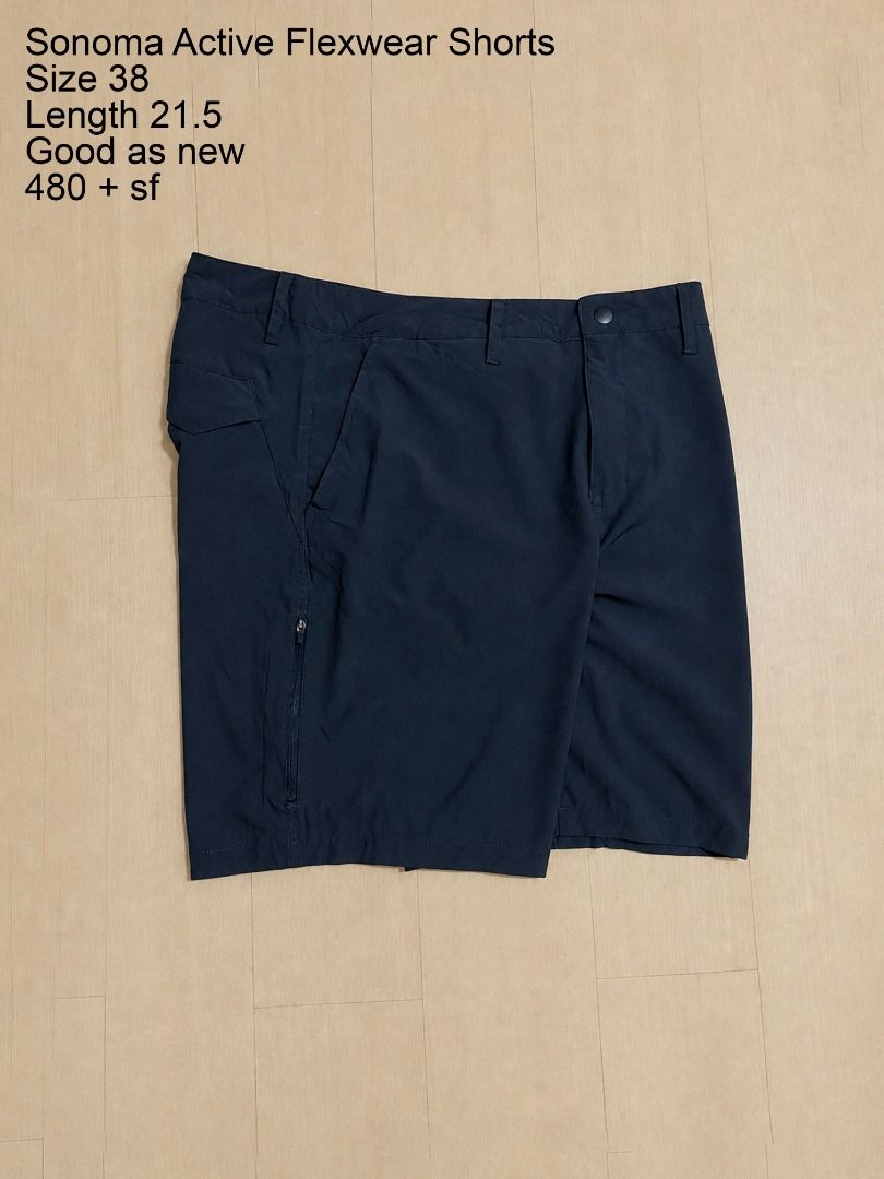 Sonoma Active Flexwear Shorts (Category: Shorts) located in Cadiz. Submitted by thespotcdz (Listing ID 1464828992, Image 1). Description: Size 38 Length 21.5 Good as new 480 + sf.
