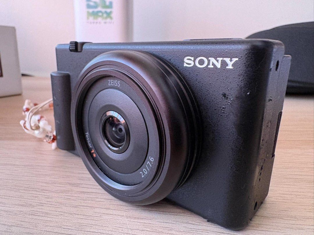 Sony ZV-1F Vlogging Camera with Box and Accessories (Category: Cameras) located in Binan City. Submitted by idlr3 (Listing ID 1464818712, Image 1). Description: - Model: Sony ZV-1F Digital Camera (Black) - Condition: Fully functional, tested, and shooting normally - Purchase Info: Bought from Sony Kiosk Sta Rosa with receipt dated 11/02/2024 - Inclusions: Original box, startup guide, USB-C cable, wind screen, lens cap, carry pouch, beaded wrist s