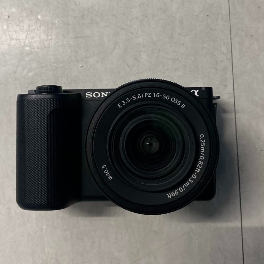 Sony ZV-E10 II Camera with 16-50mm Lens (Category: Cameras) located in Pasig City. Submitted by clarencebenoza (Listing ID 1464810171, Image 2). Description: - Model: Sony ZV-E10 II Mirrorless Camera Body (Black) - Lens: E PZ 16-50mm f/3.5-5.6 OSS II Lens with power zoom and optical stabilization - Ideal for: Vlogging, content creation, and everyday photography - Key Features: Articulating flip screen, top stereo microphone setup, dedicated recor