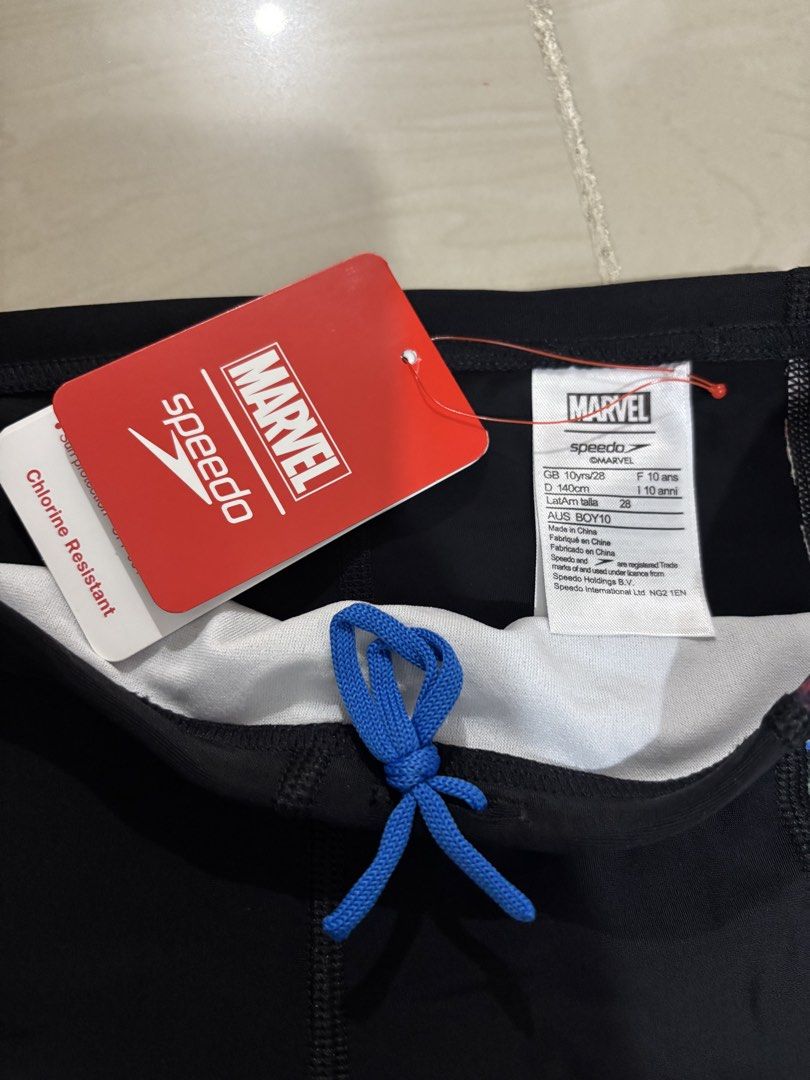 Speedo Swim shorts (Category: Babies & Kids Fashion) located in Rizal. Submitted by decluttermommaa (Listing ID 1464964946, Image 2). Description: Brand new. Marvel swim shorts for kids.