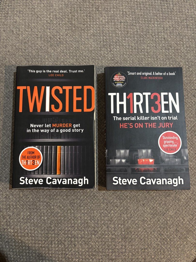 Steve Cavanagh - Thirteen, Twisted (Category: Storybooks) located in Carmen. Submitted by grei.librongbaligya. (Listing ID 1464879726, Image 1). Description: Steve Cavanagh Th1rte3n - ₱320 Twisted - ₱300 - SOLD.