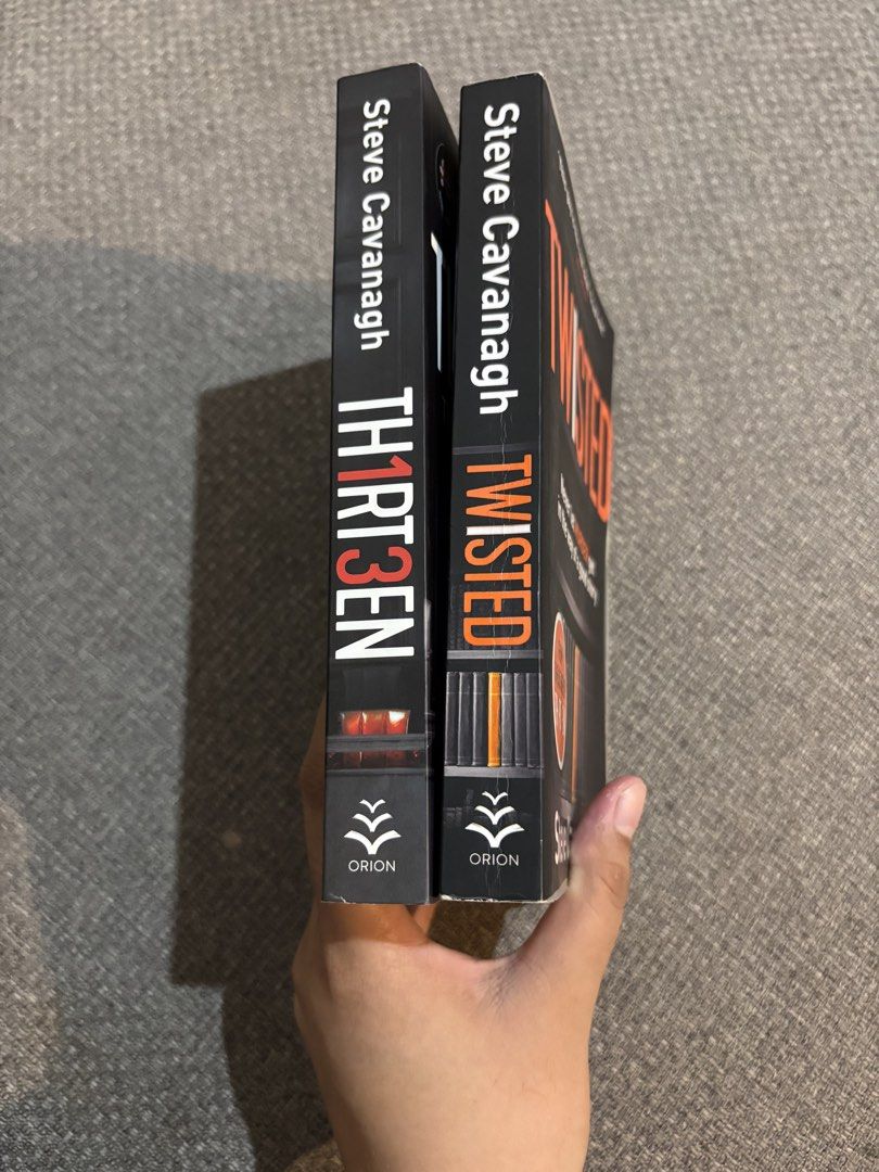 Steve Cavanagh - Thirteen, Twisted (Category: Storybooks) located in Carmen. Submitted by grei.librongbaligya. (Listing ID 1464879726, Image 2). Description: Steve Cavanagh Th1rte3n - ₱320 Twisted - ₱300 - SOLD.