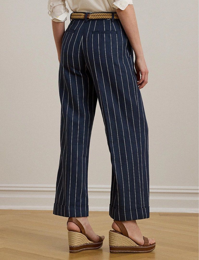 Striped Herringbone Cropped Trouser (Category: Other Bottoms) located in Caloocan City. Submitted by italdeclutter (Listing ID 1464865282, Image 3). Description: Sizes available are US 12, 6 and 00.