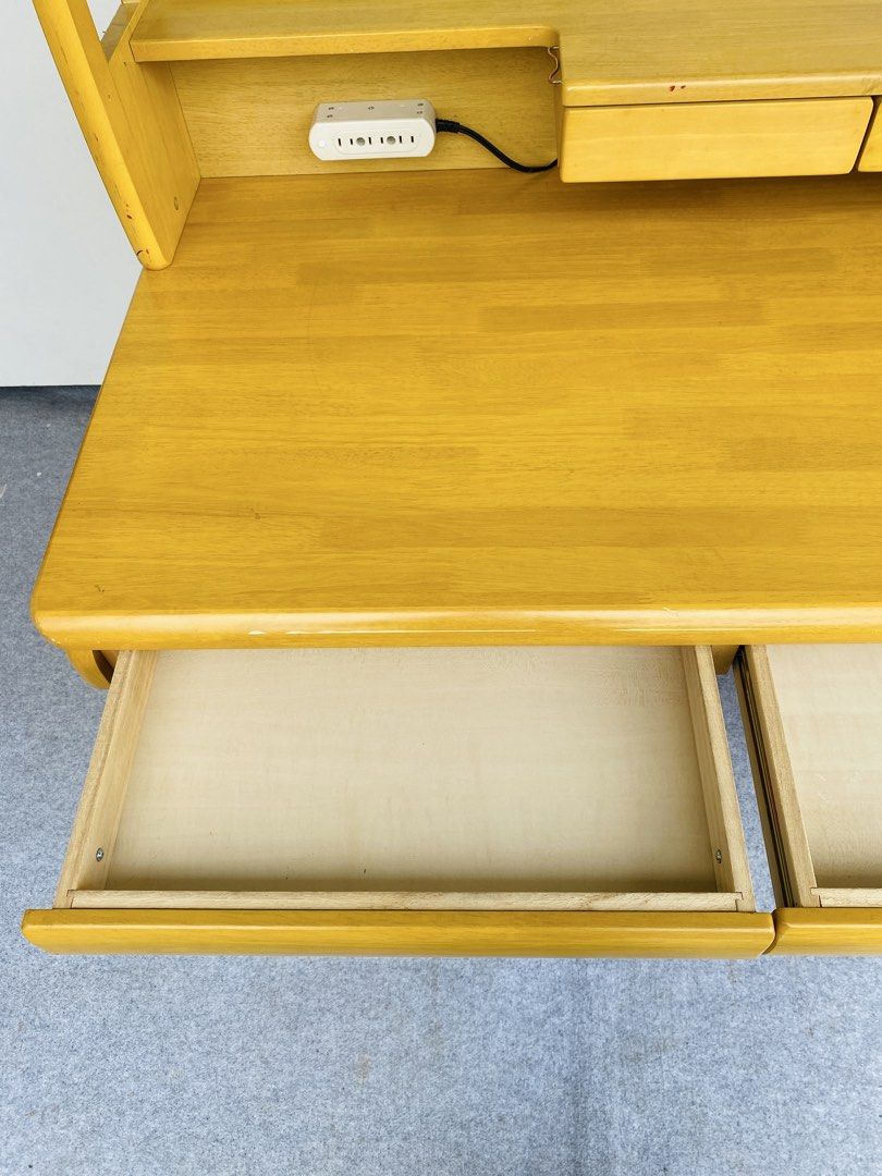 Study Table with Drawer key (Category: Tables & Sets) located in Manila. Submitted by elliefurnies31 (Listing ID 1464819017, Image 3). Description: "JAPAN SURPLUS" STUDY TABLE WITH DRAWER KEY SIZE: 40L" x 27W" x 30-44H" inches (AS-IS ITEM) IN GOOD CONDITION.