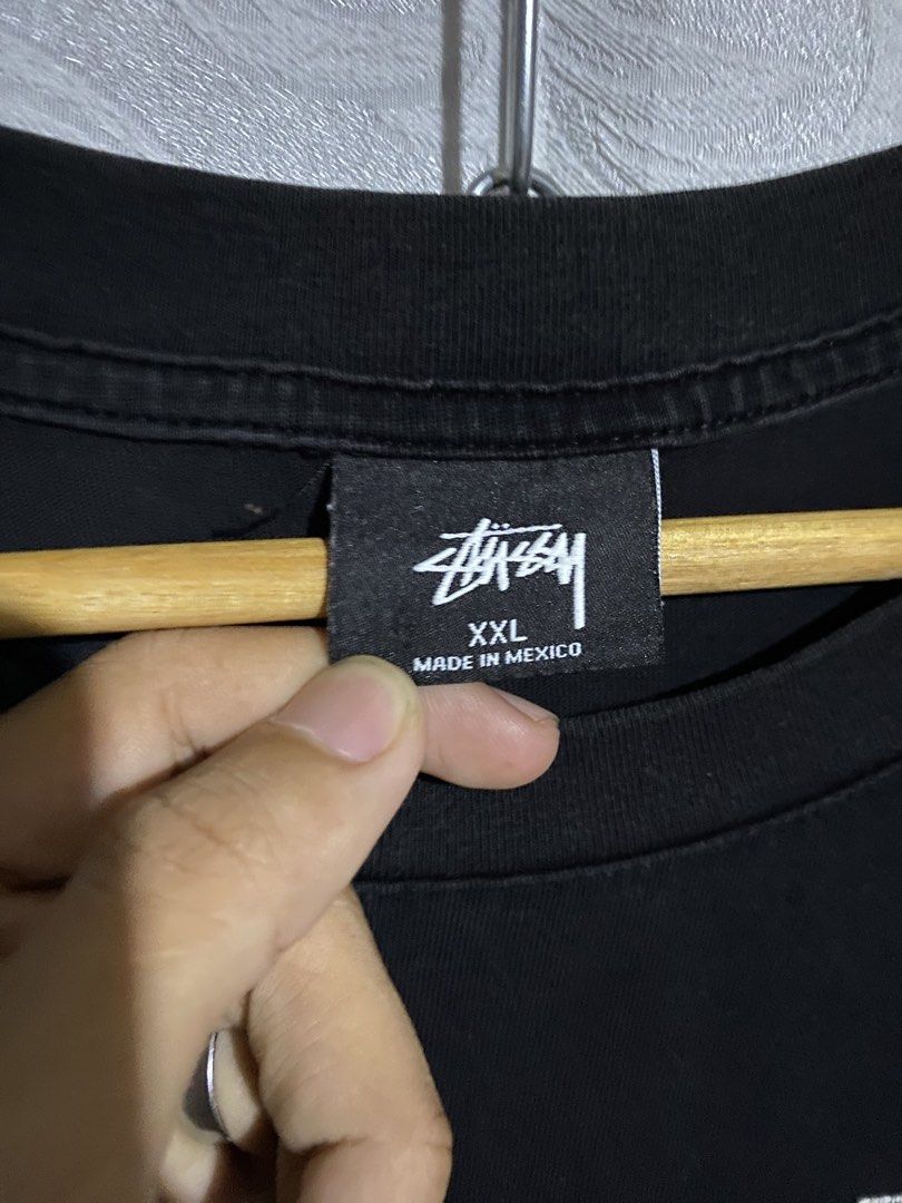 STUSSY BOB MARLEY BLACK (Category: Tshirts & Polo Shirts ) located in Banga. Submitted by thriftingwithher (Listing ID 1464927614, Image 3). Description: 📌 STUSSY BOB MARLEY BLACK💎 (SOBRANG GANDA NETO SA PERSONAL❤️‍🔥) ◾DIMES: WIDTH 21 X LENGTH 27.5✨ ◾COMPLETE TAGS✨ ◾ISSUE: ALTERED WIDTH FROM 23.5, HAIRLINES/CRACKS✨ ◾COLOR RATE: 9.5/10✨ ◾EXCELLENT CONDITION✅.