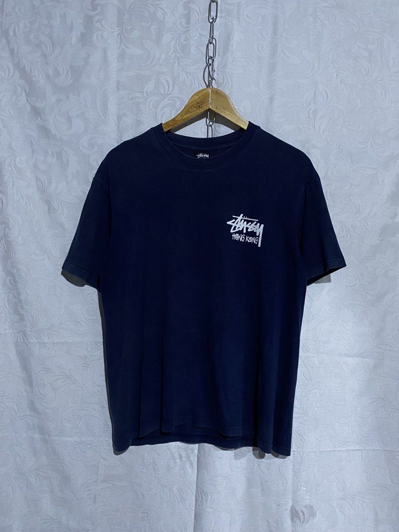 STUSSY HONG KONG CHAPTER TEE (Category: Tshirts & Polo Shirts ) located in Banga. Submitted by thriftingwithher (Listing ID 1464928332, Image 2). Description: 🛒𝗠𝗜𝗡𝗘 : ₱1300(AUTOMATICALLY YOURS!)✅ 📌 STUSSY HONG KONG CHAPTER TEE💎 (SOBRANG GANDA NETO SA PERSONAL❤️‍🔥) ◾DIMES: WIDTH 20 X LENGTH 27✨ ◾COMPLETE TAGS✨ ◾ISSUE: BABY HAIRLINES BACK ONLY✨ ◾COLOR RATE: 9.5/10✨ ◾EXCELLENT CONDITION✅.