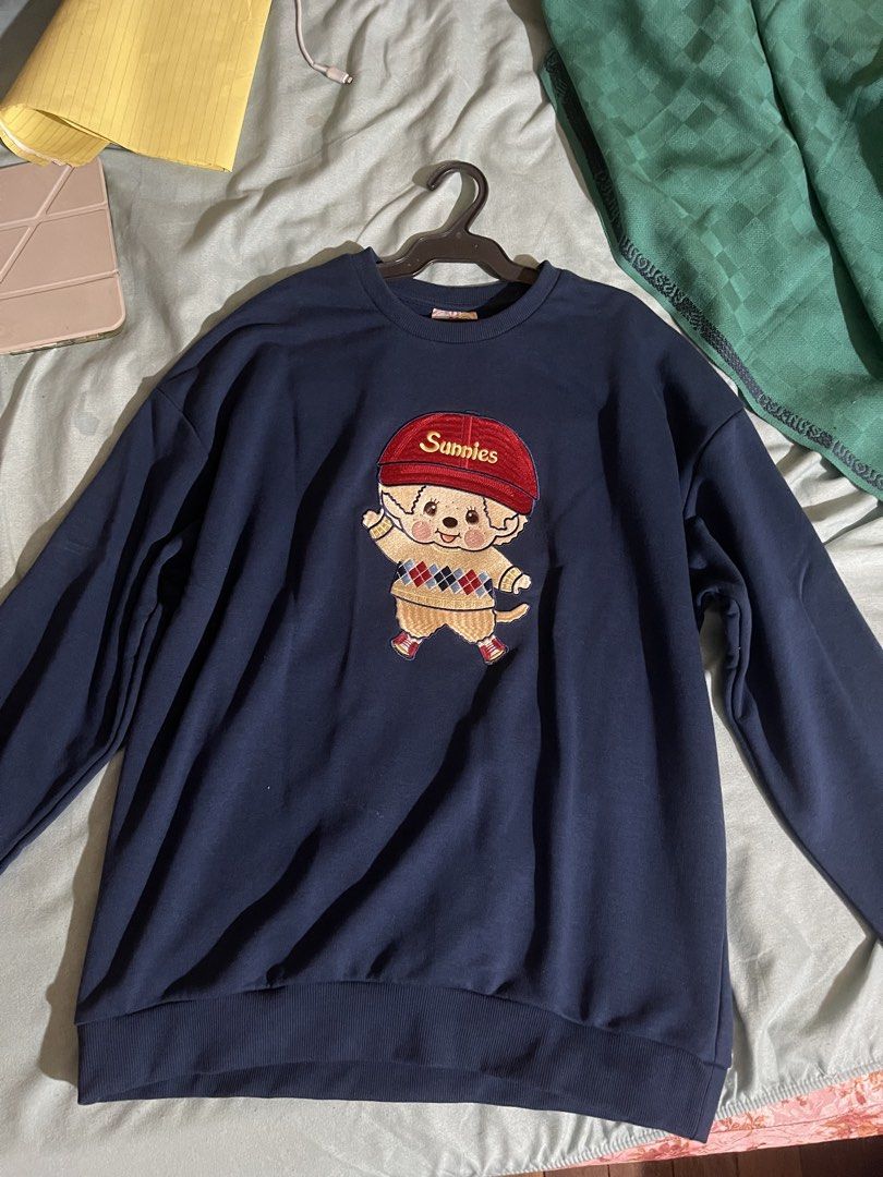 Sunnies Studios x Moncchichi Boy Sweatshirt (Category: Coats, Jackets and Outerwear) located in Manila. Submitted by yayayaumazoomie (Listing ID 1464893896, Image 1). Description: RFS: Decluttering *Used once .