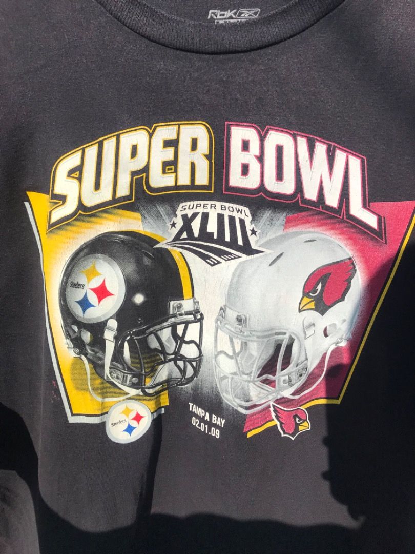 Super Bowl NFL 2009 (Category: Tshirts & Polo Shirts ) located in San Jose. Submitted by thriftthe19th (Listing ID 1464946948, Image 2). Description: 25/31 Hanes tag early 2000s Needwash.