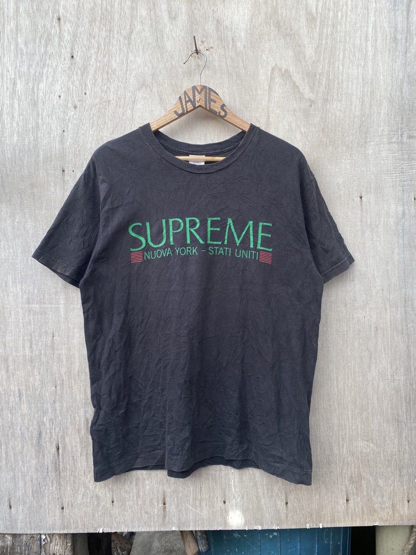 SUPREME NOUVA YORK TEE (Category: Tshirts & Polo Shirts ) located in Bantayan. Submitted by resuscitate.ph (Listing ID 1464874315, Image 1). Description: SUPREME NOUVA YORK TEE SIZE MEDIUM .