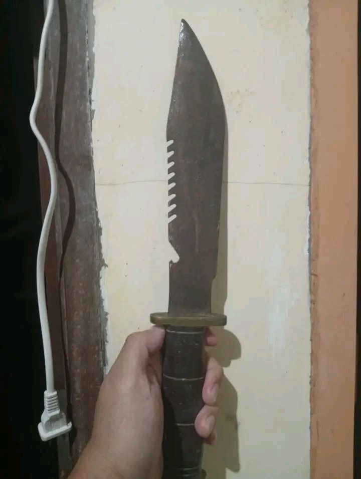 survival Knife Ramboo knife (Category: Cookware & Accessories) located in Caloocan City. Submitted by mysticfish.b5073b (Listing ID 1464840173, Image 2). Description: Survival Vintage antique Ramboo knife first Blood Located Bulacan Sjdm Pls Pm .
