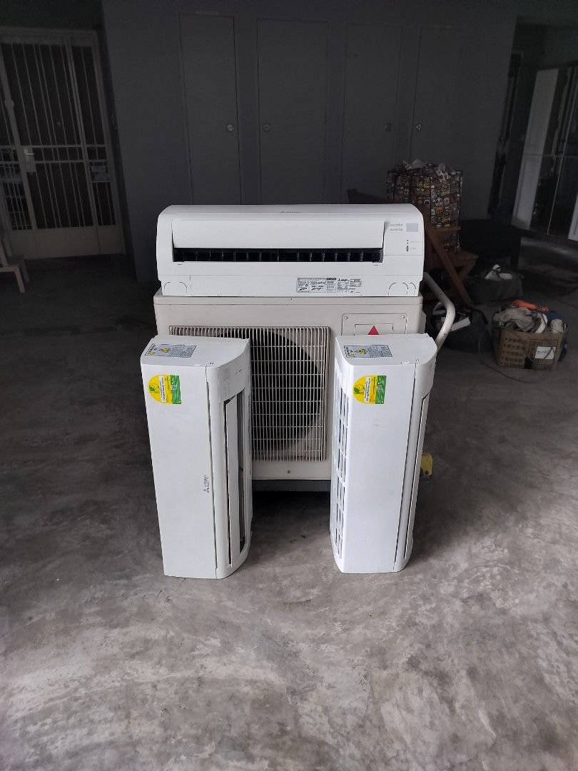 System 3 (Category: Air Conditioning) located in Singapore. Submitted by khan893551 (Listing ID 1464831981, Image 2). Description: 28kcompressor and 18k 10k 10k btu fancoil Mitsubishi on 6 month warranty 5 5 tikes on 2022 aircon.