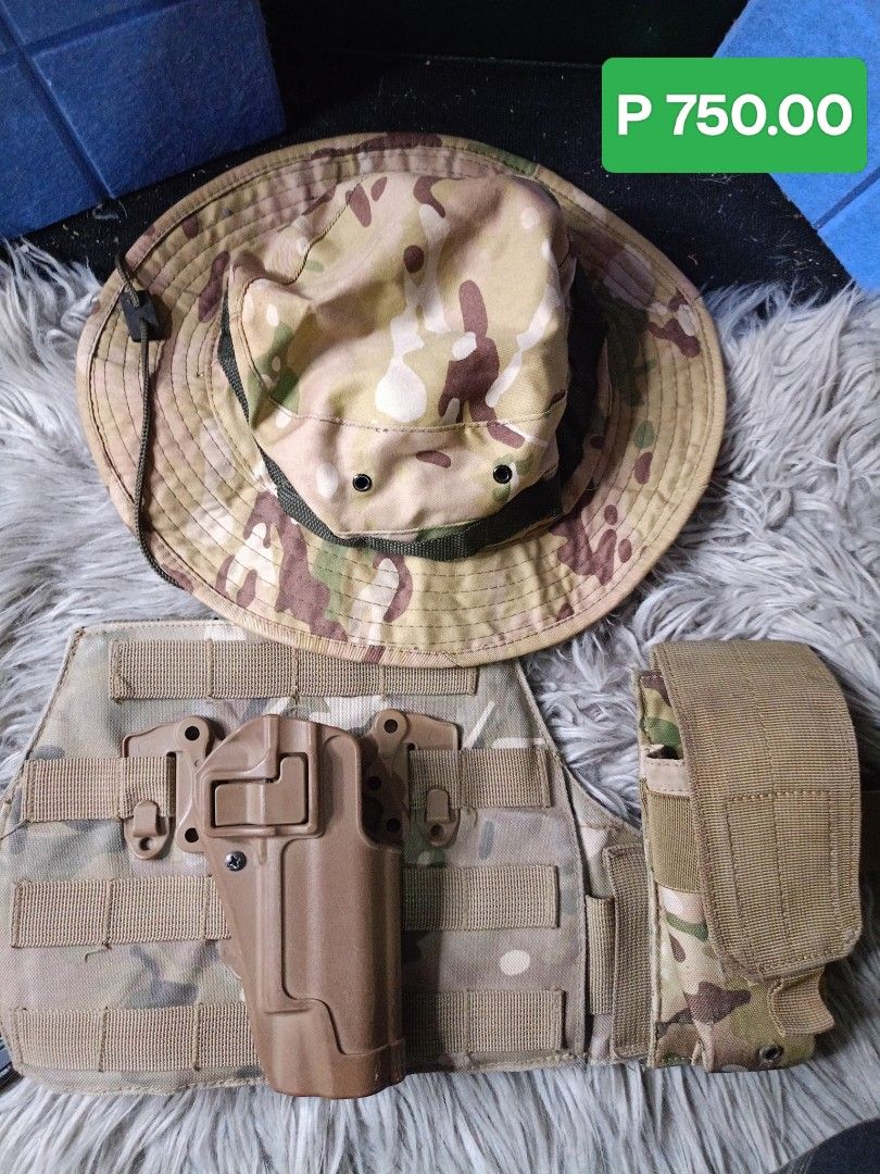 💙💥TACTICAL Hat and Holster💥💙 (Category: Combat Sports) located in Quezon City. Submitted by silentcrystal.de356b (Listing ID 1464874290, Image 1). Description: .