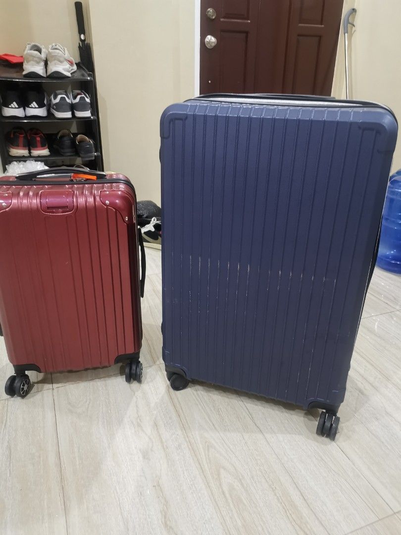 Take all suitcase (Category: Luggage) located in Davao. Submitted by jaylim1620 (Listing ID 1464879276, Image 1). Description: Selling my suitcase that bought from japan. The red suitcase brand is Varnic and the blue one is brandless. Bought it from japan and ginamit lang para lagyan ng pasalubong pauwi ng pinas. Selling it both for 3,500..