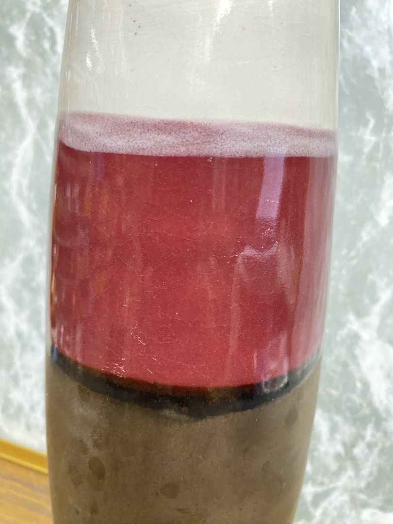 Tall Tri Color Block Ceramic Decorative Vase (Category: Vases & Decorative Bowls) located in Calamba. Submitted by chebvintagedepot (Listing ID 1464818339, Image 3). Description: [B27-01] This vintage cylindrical ceramic vase has a simple tri color blocked design. It has a smooth matte finish with a tactile glazed ceramic surface and a clean, contemporary shape. Suitable for decorative display on a table, shelf, or as a floor vase. Measurements: 