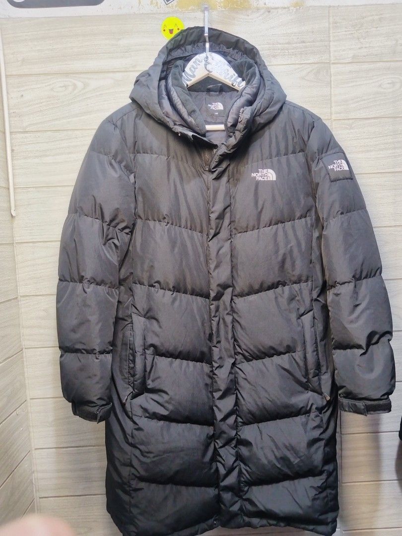 THE NORTH FACE LONG DOWN JACKET (Category: Coats, Jackets and Outerwear) located in Sorsogon. Submitted by mang_thrift2 (Listing ID 1464851685, Image 1). Description: 21W36L 22.5 Sleeve L 160 on tag.