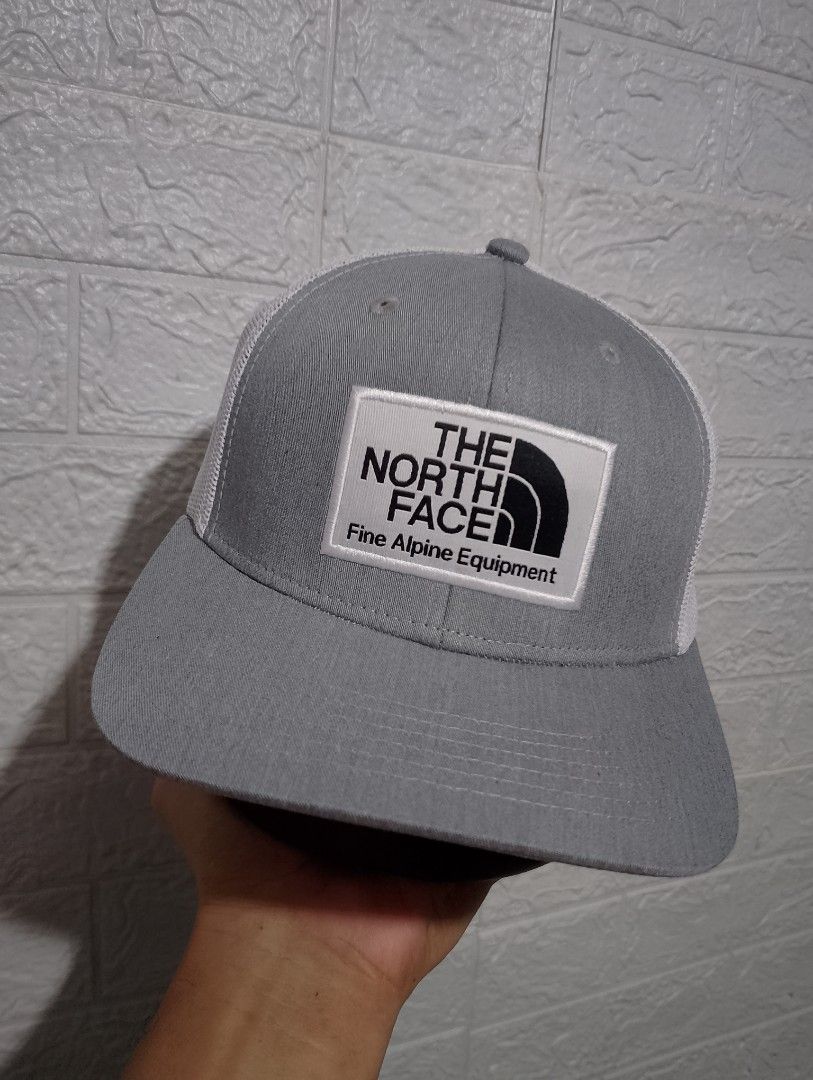 The North Face white/grey mudder trucker hat (Category: Caps & Hats) located in Caloocan City. Submitted by zklclo (Listing ID 1464904045, Image 1). Description: The North Face white/grey mudder trucker hat 𝐅𝐈𝐑𝐒𝐓 𝐓𝐎 𝐏𝐀𝐘 𝐁𝐀𝐒𝐈𝐒 👉Courier: J&T and lalamove 👉No free shipping 👉Location: North Caloocan 👉Mode of Payment: Gcash.