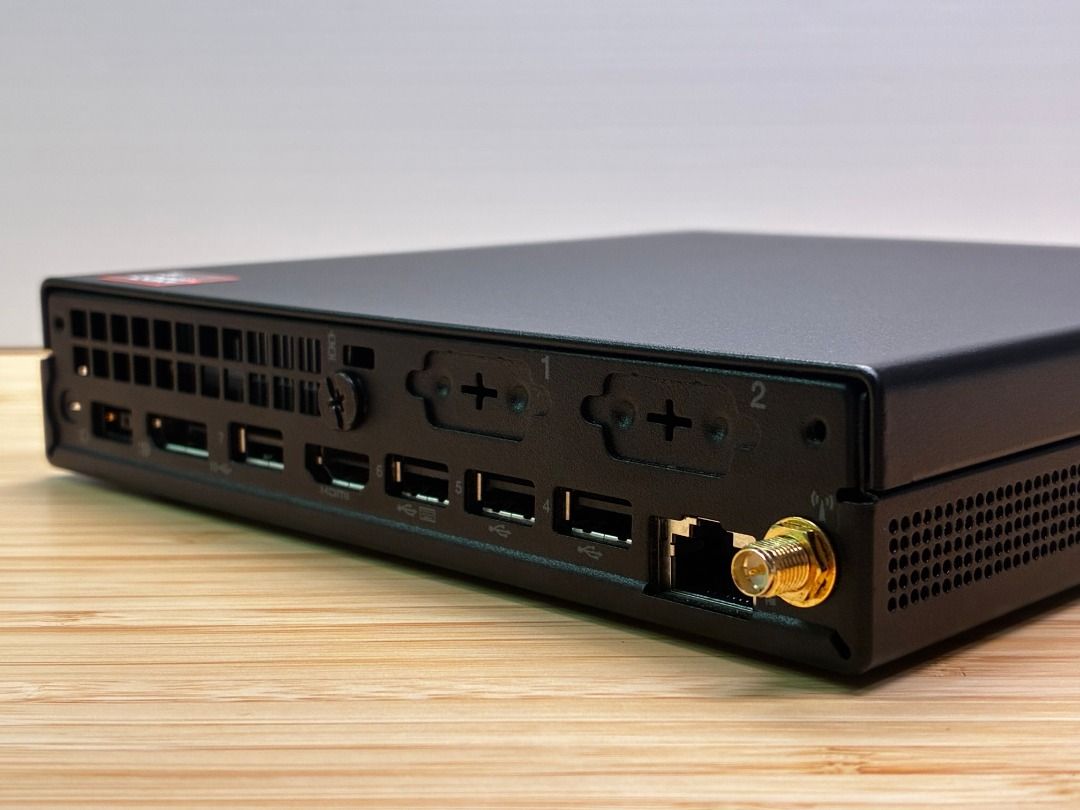 ThinkCentre M75q Gen 5 Tiny AMD Ryzen Mini PC (Category: Desktops) located in Paranaque City. Submitted by sellnatma (Listing ID 1464891770, Image 3). Description: Selling this high-performing, energy-efficient AMD Ryzen Mini PC as barebone (your own SSD, RAM). Perfect for your homelab, server, or productivity use. ✅ Check full listing pics for all features, specs, and details. 🔍 ✨ Under official Lenovo warranty until Nov 2027 (parts, labor, on-