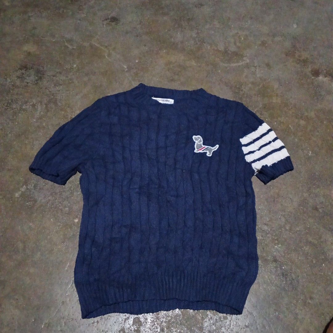 Thom Browne knitted (Category: Blouses) located in Manila. Submitted by tcbukay_zxc25 (Listing ID 1464881157, Image 1). Description: Thom Browne knitted no wash.