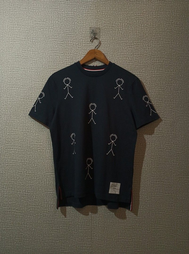 Thom Browne Mr. Thom Icon Tee (Category: Tshirts & Polo Shirts ) located in Libmanan. Submitted by dionela21 (Listing ID 1464789386, Image 1). Description: Thom Browne Mr. Thom Icon Tee Size 0 on Tag Dimes: 20.5" x 25.5"/ 27.5" (back) Best Fit: Medium to Large Condition: Like New Issue: missing necktag only Declared off only for safety📌 Price: 🏷️1200 + Sf .
