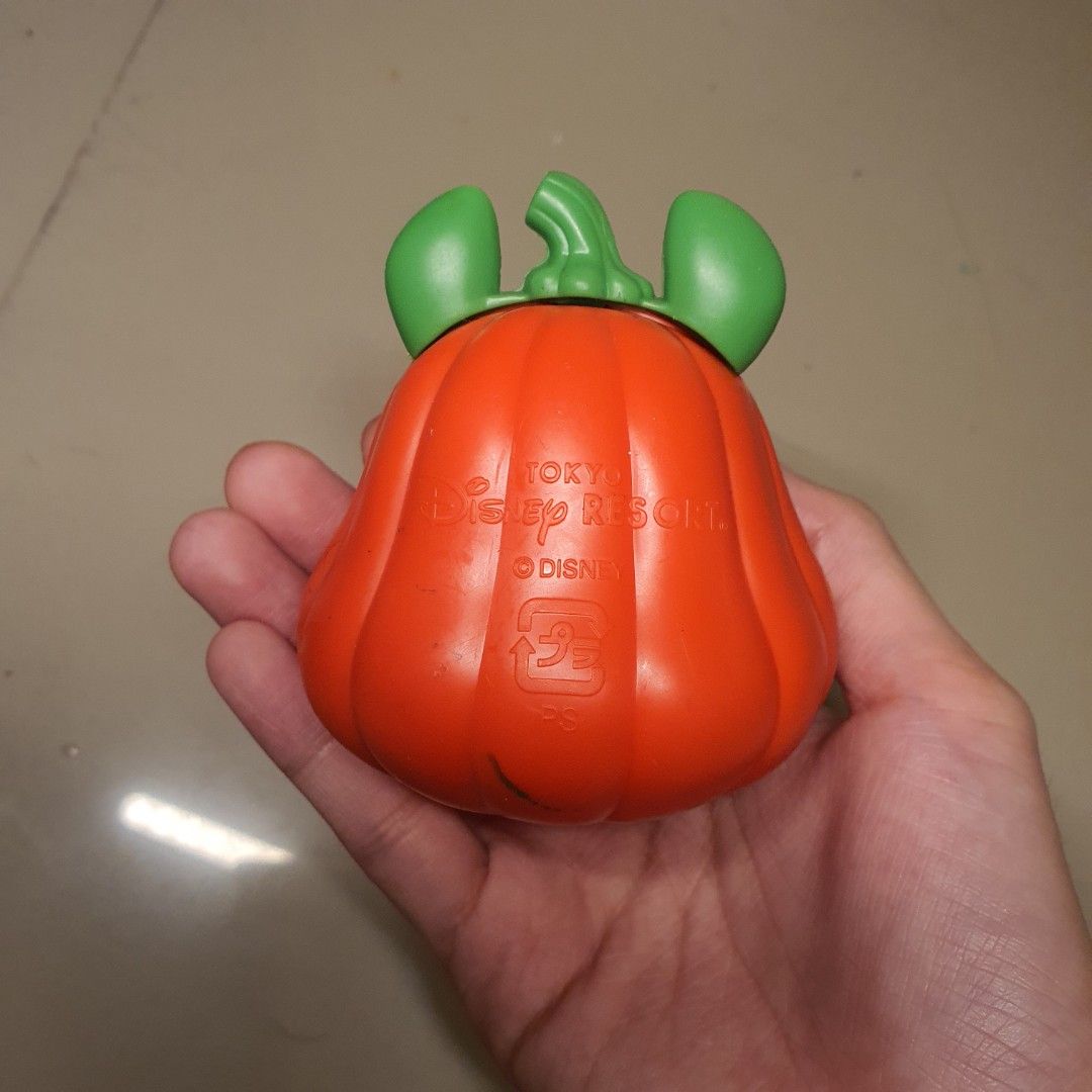 Tokyo Disney Resort Pumpkin Container Disney (Category: Food Organization & Storage) located in Caloocan City. Submitted by letgosurplus (Listing ID 1464903834, Image 2). Description: - Authentic Tokyo Disney Resort Halloween souvenir - Chip & Dale Pumpkin - Note: Has minor removable sticker residue on the bottom edge - Perfect for Halloween decorating or collecting! 🛵 Lalamove / Grab / J&T Express Loc: Caloocan City, Metro Manila.