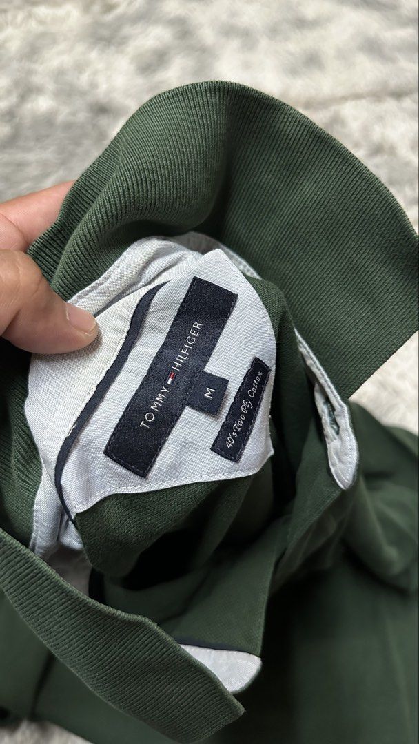 Tommy hilf*ger polo longsleeve (Category: Coats, Jackets and Outerwear) located in Manila. Submitted by paulovenegaskalakal2020 (Listing ID 1464868087, Image 2). Description: For sale! Kalakal Tommy h*lfiger polo-longsleeve Army green Medium- 21 width x 29-30.5 length inches Sleeves- 26 inches Minimal oil stain & fade Cut wash tag Pinhole Sign of usage Good MINE 1,250 +sf.