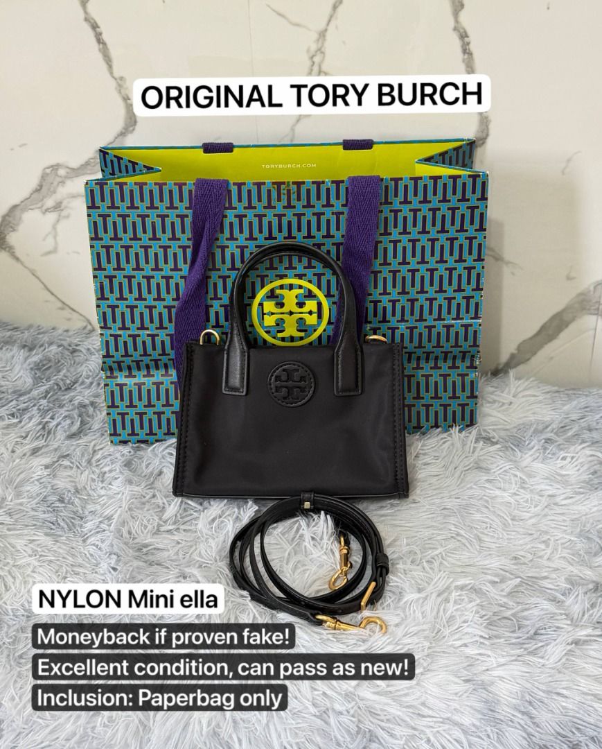 TORY BURCH mini ella nylon (Category: Cross-body Bags) located in Bacarra. Submitted by kimmmmm39 (Listing ID 1464910027, Image 1). Description: .