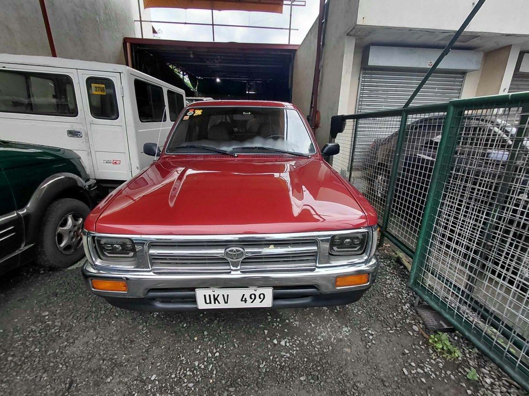 Toyota Hilux LN80 Manual (Category: Used Cars) located in Binan City. Submitted by jdshoppee (Listing ID 1464839196, Image 2). Description: FOR SALE 1996 TOYOTA HILUX LN80 A1 Running condition Cool aircon New clutch kit 18” mags Asking 380k 📍Binan Laguna PM OR CALL 09265392151.