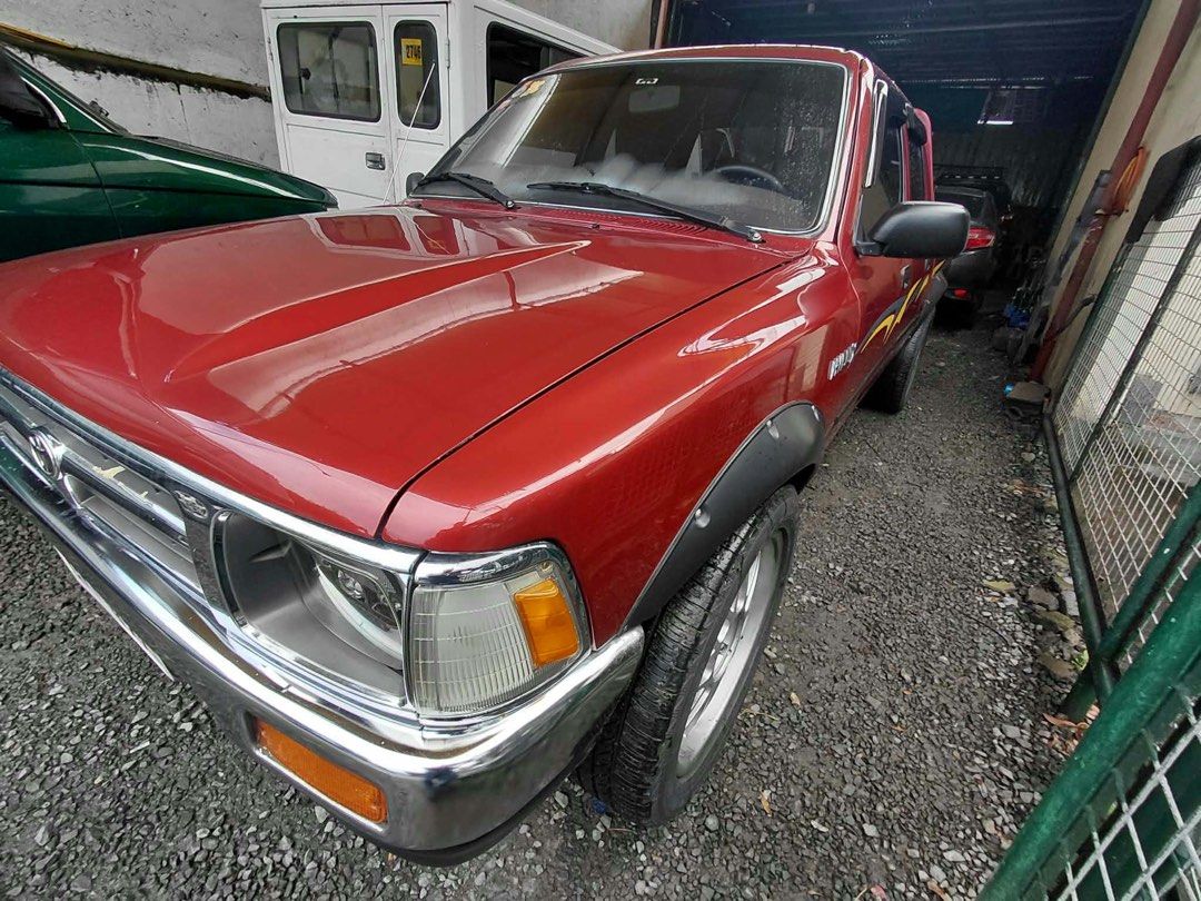 Toyota Hilux LN80 Manual (Category: Used Cars) located in Binan City. Submitted by jdshoppee (Listing ID 1464839196, Image 1). Description: FOR SALE 1996 TOYOTA HILUX LN80 A1 Running condition Cool aircon New clutch kit 18” mags Asking 380k 📍Binan Laguna PM OR CALL 09265392151.