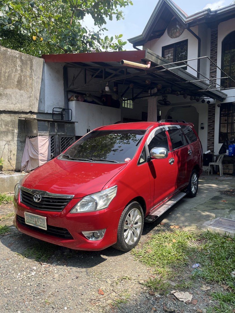 Toyota Innova (Category: Used Cars) located in Manila. Submitted by mattdejesus (Listing ID 1464958507, Image 1). Description: ASKING PRICE: 420,000 NEGOTIABLE FOR SALE ONLY WELL MAINTAINED FRESH IN AND OUT TOYOTA INNOVA E 2013 MODEL MANUAL TRANSMISSION 140k+ ORIGINAL ODO DIESEL ENGINE “WELL MAINTAINED” COMPLETE LEGAL PAPERS UNDER MY NAME REGISTERD UNTIL 2027 COLD AC WALANG KALAMPAG 17s MAGS ALL WORKING NO HISTORY NG BAHA NO HISTORY BANGGA ALL OR