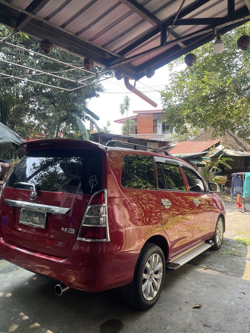 Toyota Innova (Category: Used Cars) located in Manila. Submitted by mattdejesus (Listing ID 1464958507, Image 3). Description: ASKING PRICE: 420,000 NEGOTIABLE FOR SALE ONLY WELL MAINTAINED FRESH IN AND OUT TOYOTA INNOVA E 2013 MODEL MANUAL TRANSMISSION 140k+ ORIGINAL ODO DIESEL ENGINE “WELL MAINTAINED” COMPLETE LEGAL PAPERS UNDER MY NAME REGISTERD UNTIL 2027 COLD AC WALANG KALAMPAG 17s MAGS ALL WORKING NO HISTORY NG BAHA NO HISTORY BANGGA ALL OR