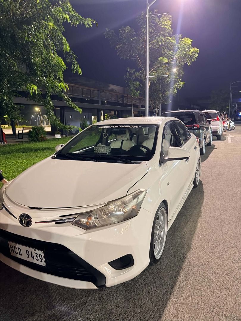 Toyota Vios 1.5 J (M) (Category: Used Cars) located in Caloocan City. Submitted by swift_kylekylekyle (Listing ID 1464784742, Image 3). Description: 2016 TOYOTA VIOS *NEWLY REGISTERED* NAKAPAG TEST DIN SA LTO MISMO SO SURE NA SURE NA OKAY YUNG MAKINA PLATE ENDS IN 9 ALL STOCK NEVER BEEN LOADED NAKA 17s MAGS WITH VIP COURTAINS WORTH 2k NASA TRUNK PA YUNG SPARE TIRE HINDI GALAW MAKINA HINDI NABAHA UNLI TEST DRIVE ALL ORIGINAL DOCUMENTS 📍FOR PICK U