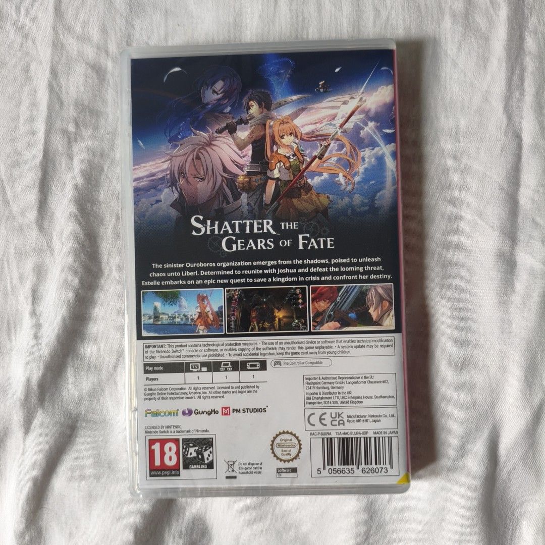 Trails in the Sky 2nd Chapter | Nintendo Switch (Category: Nintendo) located in Antipolo. Submitted by maiusxiii (Listing ID 1464817233, Image 2). Description: RFS: R2/EU Region, R1/US need ko Brand new in plastic wrap with store receipt. .