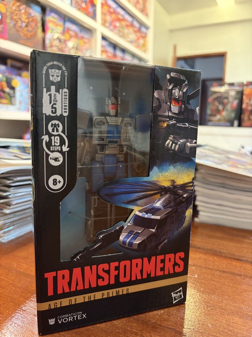 Transformers Age of the Primes Vortex (Category: Action & Battle Toys) located in Manila. Submitted by 1ringwdforce (Listing ID 1464783966, Image 1). Description: Transformers Age of the Primes Vortex Sealed Alabang pick up.