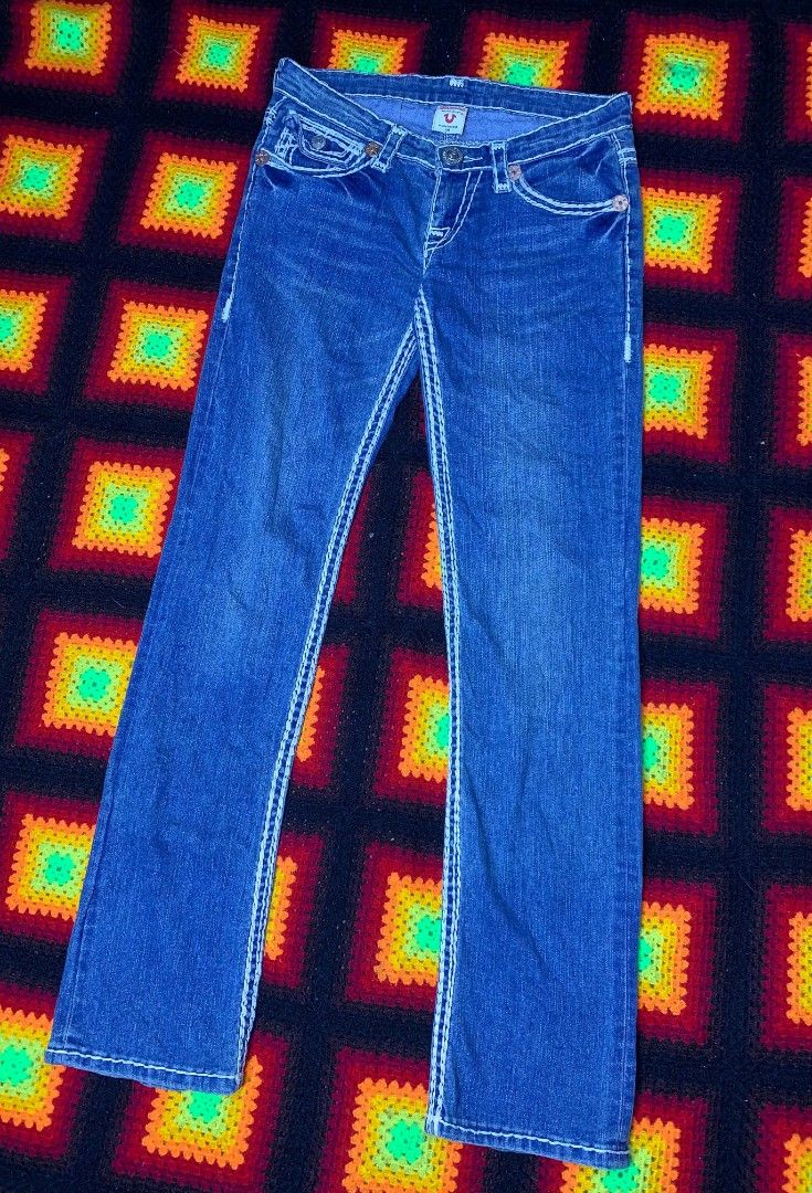 TRUE RELIGION BILLY SUPER T (Category: Jeans) located in Polomolok. Submitted by thriftnibords (Listing ID 1464909528, Image 2). Description: TRUE RELIGION BILLY SUPER T ▪️EXCELLENT CONDITION ▪️WAIST 32 ▪️LENGTH 40 ▪️HEM 7.5 ▪️NO ISSUE.