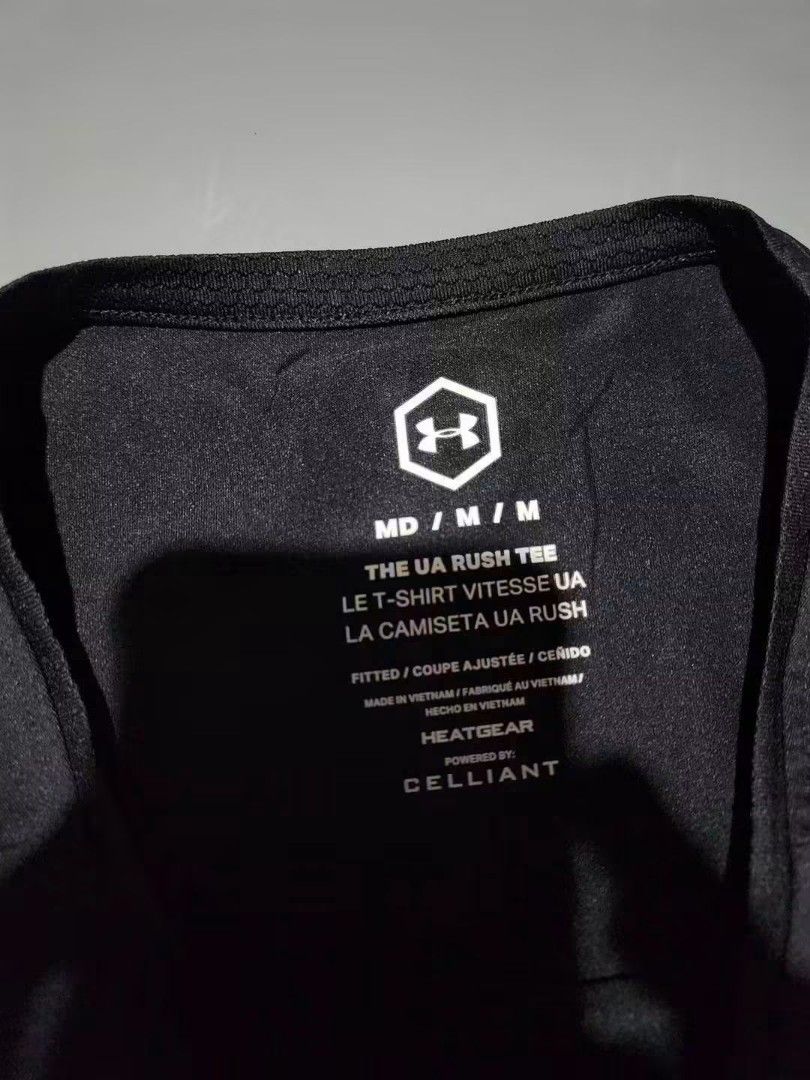 under armour (Category: Activewear) located in General Santos City (Dadiangas). Submitted by alzacksimo35414 (Listing ID 1464896944, Image 3). Description: 550 +sf PHOTO MAY VARY DUE TO LIGHTING 🥰 Brand: UNDER ARMOUR rush drifit ✅️size M ✅️actual dimention 19.5 × 27.5 ✅️as new condition ✅️10 colorate ✅no issue DISCLAIMER: Please note that I ZACK SIMON is not affiliated with or endorsed by any brand. Any brand names or trademarks mentioned are th