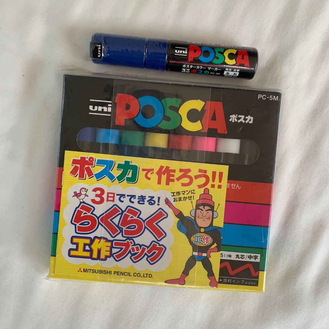 UNI Posca PC-M5 Set & PC-8K (Category: Art & Prints) located in Mendez-Nunez. Submitted by anikkoyan (Listing ID 1464806012, Image 1). Description: UNI Posca PC-M5 Set & PC-8K - BN 999 + sf.