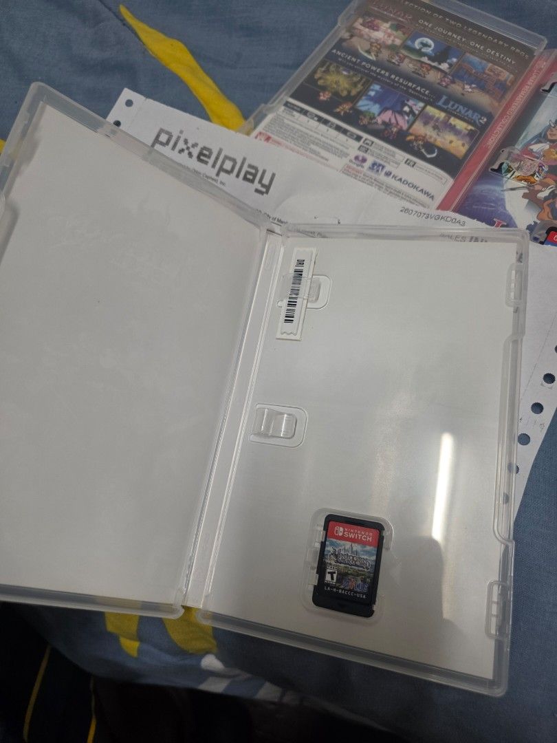 Unicorn Overlord Nintendo Switch Game (Category: Nintendo) located in Quezon City. Submitted by ceejayem (Listing ID 1464885307, Image 3). Description: Unicorn Overlord for Nintendo Switch. Physical cartridge and original case included. ESRB Teen rating, published by Atlus. Tested, works properly. Case has minor shelf wear..