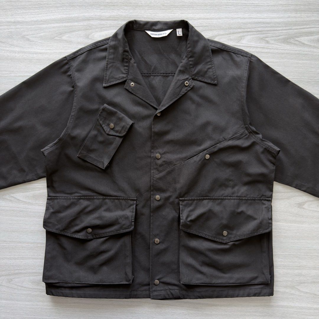 Uniform Bridge Candian Military Fatigue Jacket (Category: Coats, Jackets and Outerwear) located in Zamboanga. Submitted by timelytreasuresthrift (Listing ID 1464774516, Image 2). Description: Uniform Bridge Candian Military Fatigue Jacket Very Good Condition Actual measurements (Inches): 28 Length 24 Armpit to armpit 19 Shoulder 23.5 Sleeve Php 1,500 + sf.