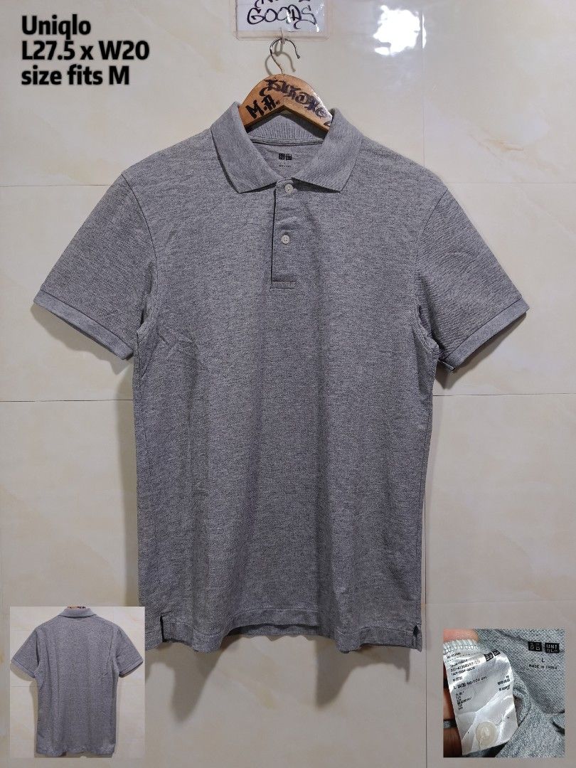 uniqlo poloshirt (Category: Formal Shirts) located in Talisay. Submitted by burdagz13 (Listing ID 1464849010, Image 1). Description: condition: good as new colorrate: 10-10 issue: none 💸 First pay basis only 🚀 J&T shipping nationwide (doortodoor).
