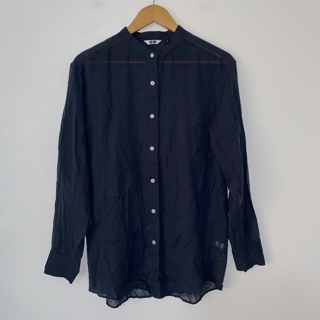 UNIQLO U sheer ling sleeve top (Category: Longsleeves) located in San Jose del Monte. Submitted by mamiracky (Listing ID 1464863573, Image 2). Description: .