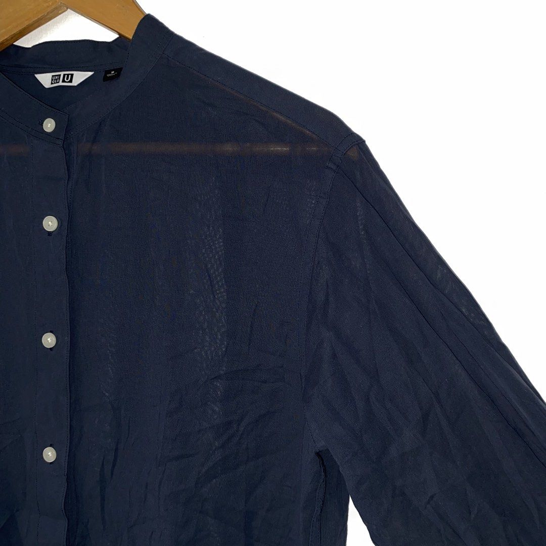 UNIQLO U sheer ling sleeve top (Category: Longsleeves) located in San Jose del Monte. Submitted by mamiracky (Listing ID 1464863573, Image 3). Description: .